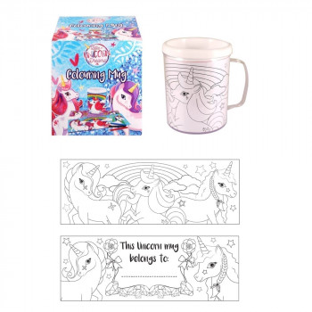 Unicorn Colouring Mug 3 S