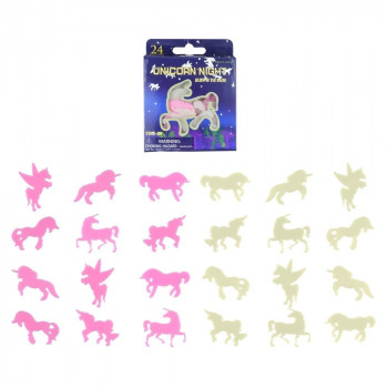 Glow in the Dark Unicorn Stickers 11 T