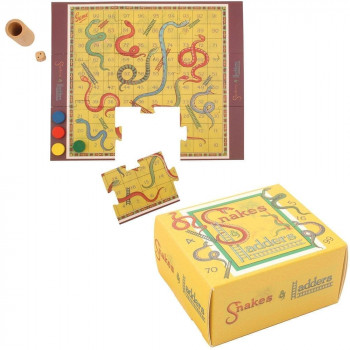 Classic Mini Vintage Snakes And Ladder Game 7 decdfadadbfaaed