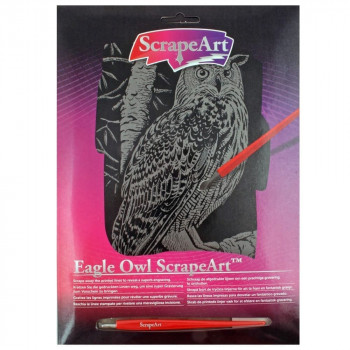 Eagle Owl ScrapeArt 11 eaglel owels