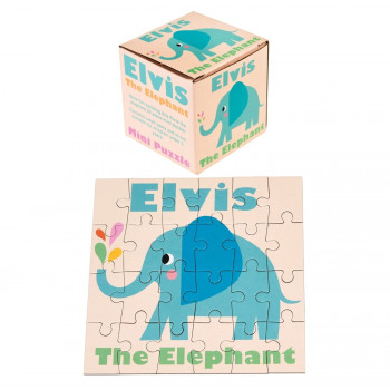 Elvis the Elephant 24 Piece Mini Puzzle - Animal Toy Shop -