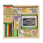 Melissa & Doug Safari Animals Wooden Stamp Set with 9 Stamps 1 91oSv-PUgnL._SL1500_