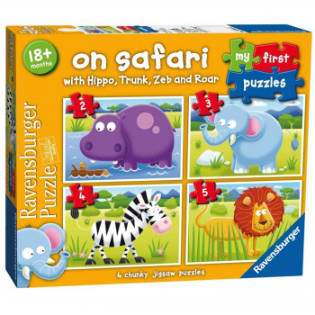 Ravensburger My First Puzzle, On Safari - 2, 3, 4 & 5 Piece - Jigsaw Puzzles 9 Ravensburger My First Puzzle On Safari Piece Jigsaw Puzzles
