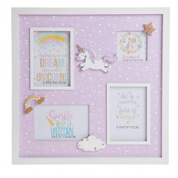 Unicorn Lullaby Collage Frame 9 unicorn frame