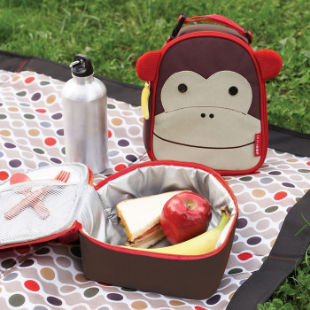 Zoo Lunchie Insulated Kids Lunch Bag Dog Monkey 7 zoo lunchie monkey