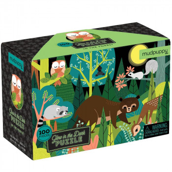Glow In The Dark Kids Jigsaw Puzzle – In The Forest - Animal Toy Shop -