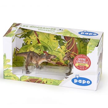 Papo Dinosaur Gift Box With Gorgosaurus And Stygimoloch 6 80106-