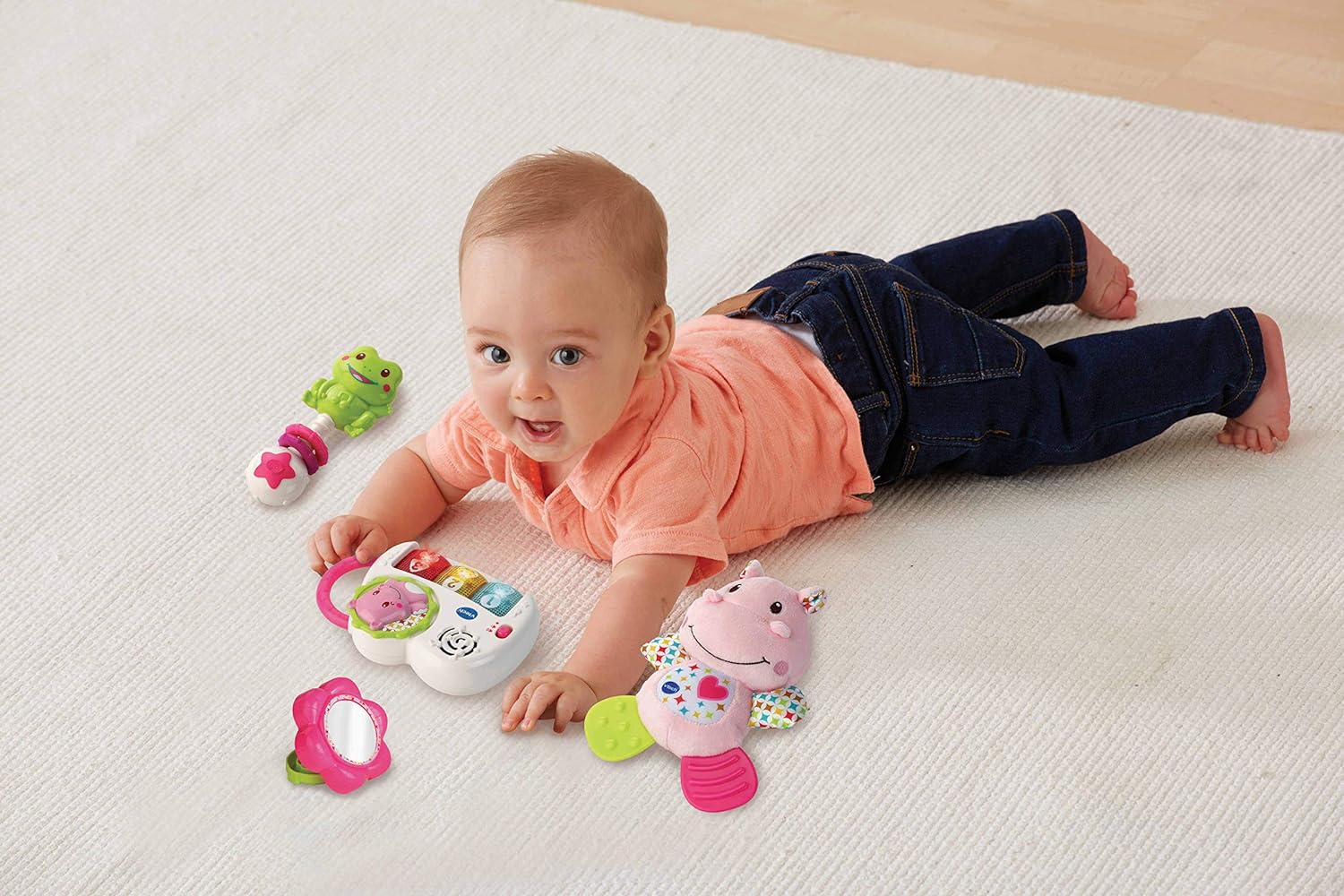 VTech My First Gift Set, New-born Baby Toys, Baby Teether, Baby Rattle ...